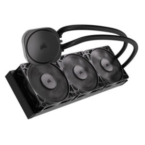 Includes three RS120 fans optimized for high static pressure, ensuring consistent airflow through the radiator fins even at lower noise levels.