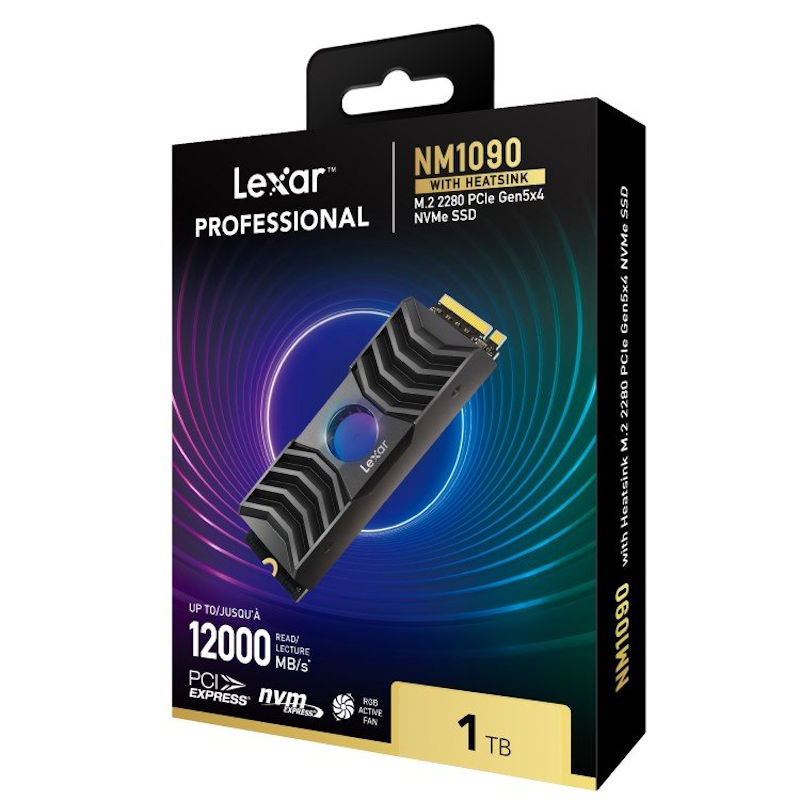 Reaches sequential read speeds up to 12,000MB/s and sequential write speeds up to 11,000MB/s for near-instant data access.