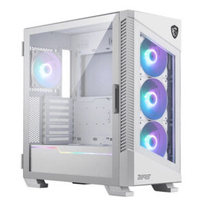 Four Pre-installed ARGB Fans: Includes three 120mm ARGB fans at the front and one 120mm ARGB fan at the rear, delivering immediate cooling and vibrant lighting effects.