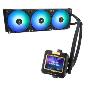 2.4" IPS LCD Display: Fully customizable screen supporting real-time hardware monitoring or custom static and dynamic images via Thermalright software.