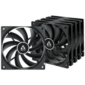 Arctic F12 120mm Fan Black 5 Pack (ACFAN00248A)