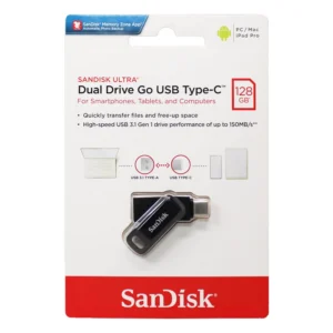 SanDisk Ultra Dual Drive Go 128GB USB-C Flash Drive (SDDDC3-128G)