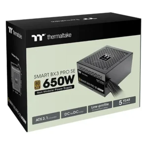 Thermaltake Smart BX3 Pro SE 650W ATX 3.1 PCIE5.1 80+ Bronze Power Supply (PS-SPD-0650NNSABA-7)