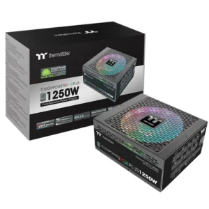 Thermaltake Toughpower iRGB PLUS 1250W 80+ Titanium Riing Plus Modular Digital Power Supply (PS-TPI-1250DPCTAU-T)