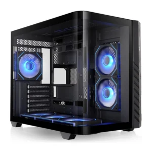 Thermaltake Vision 330 CR Infinity Curved Tempered Glass ARGB Mid Tower Case Black Edition (CA-11V-00M1WN-00)