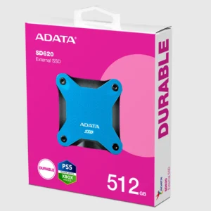 Adata SD620 512GB USB 3.2 External Portable SSD Blue (SD620-512GCBL)
