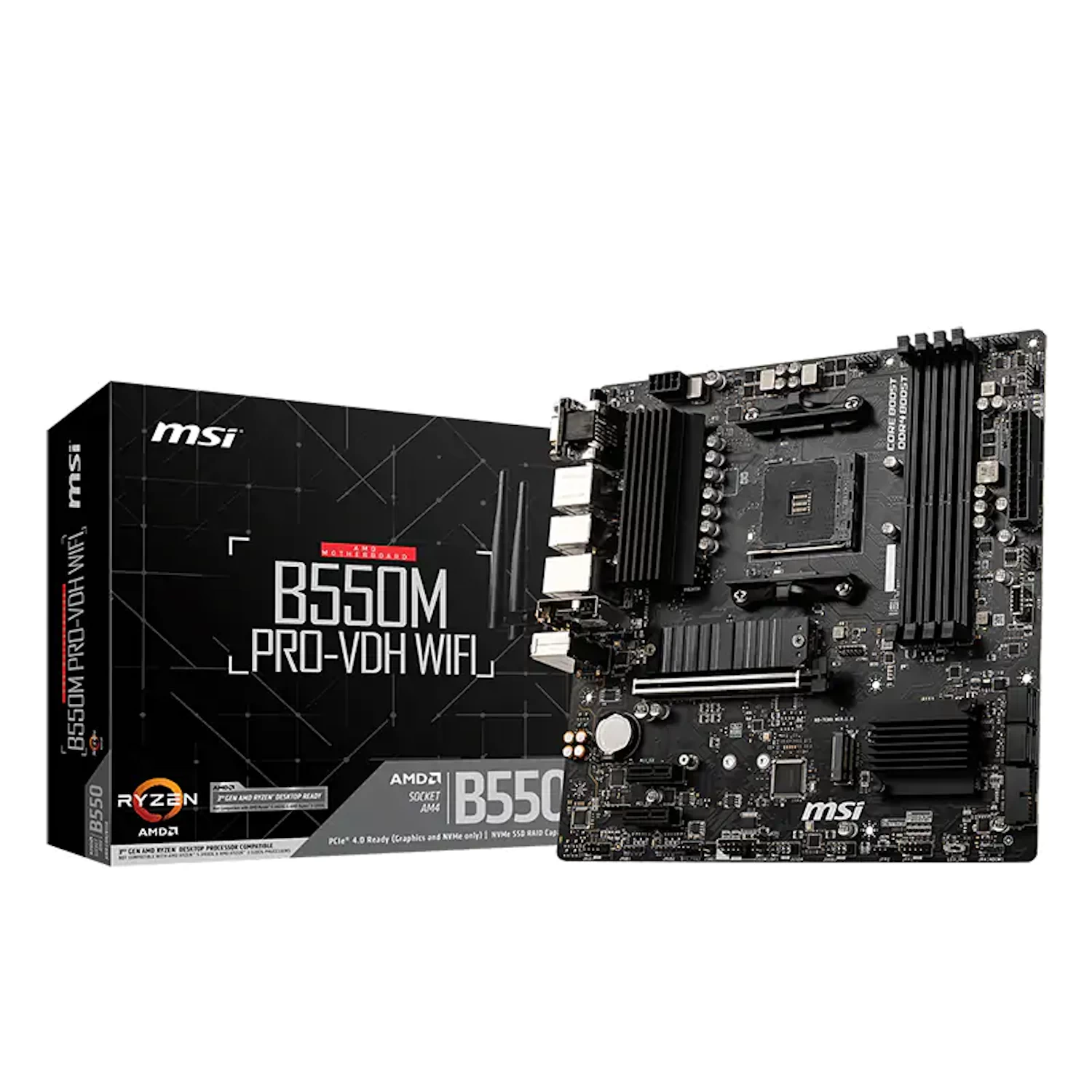 MSI B550M PRO-VDH WIFI AM4 Motherboard (B550M PRO-VDH WIFI)